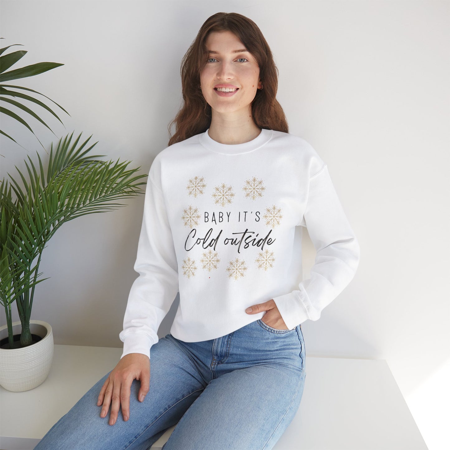 Baby, It's Cold Outside Sweatshirt: Embrace Winter with Cozy Style