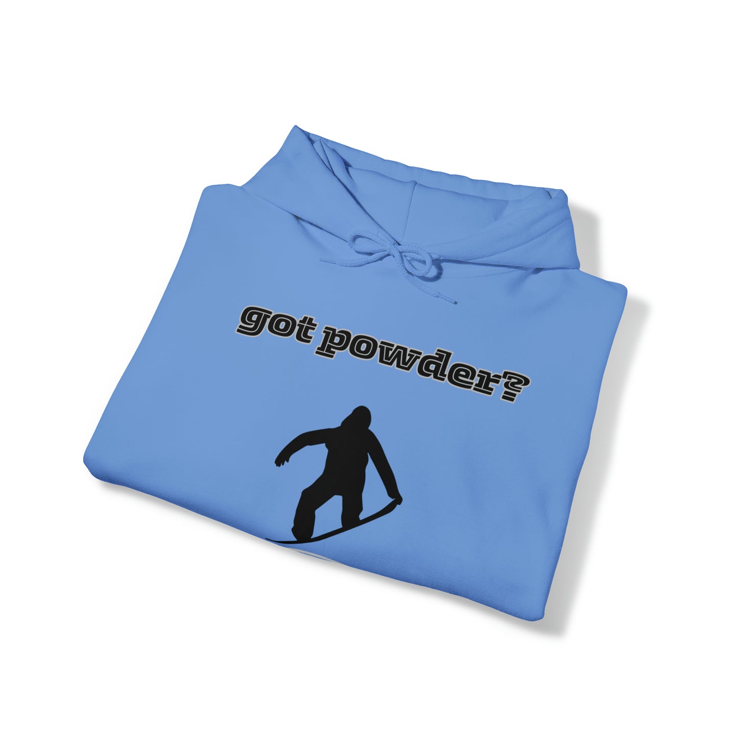 Snowboarding "got powder?" Adult Hoodie: Stay Warm and Stylish on the Slopes