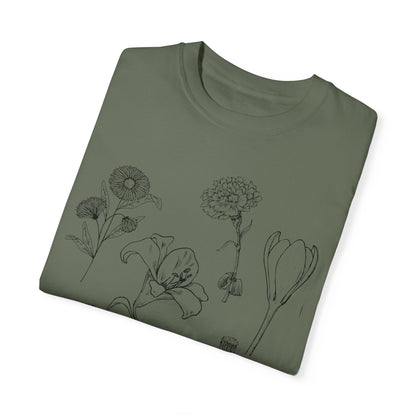 Wild Flower Graphic T-Shirt: Embrace Nature with Stylish Botanical Prints