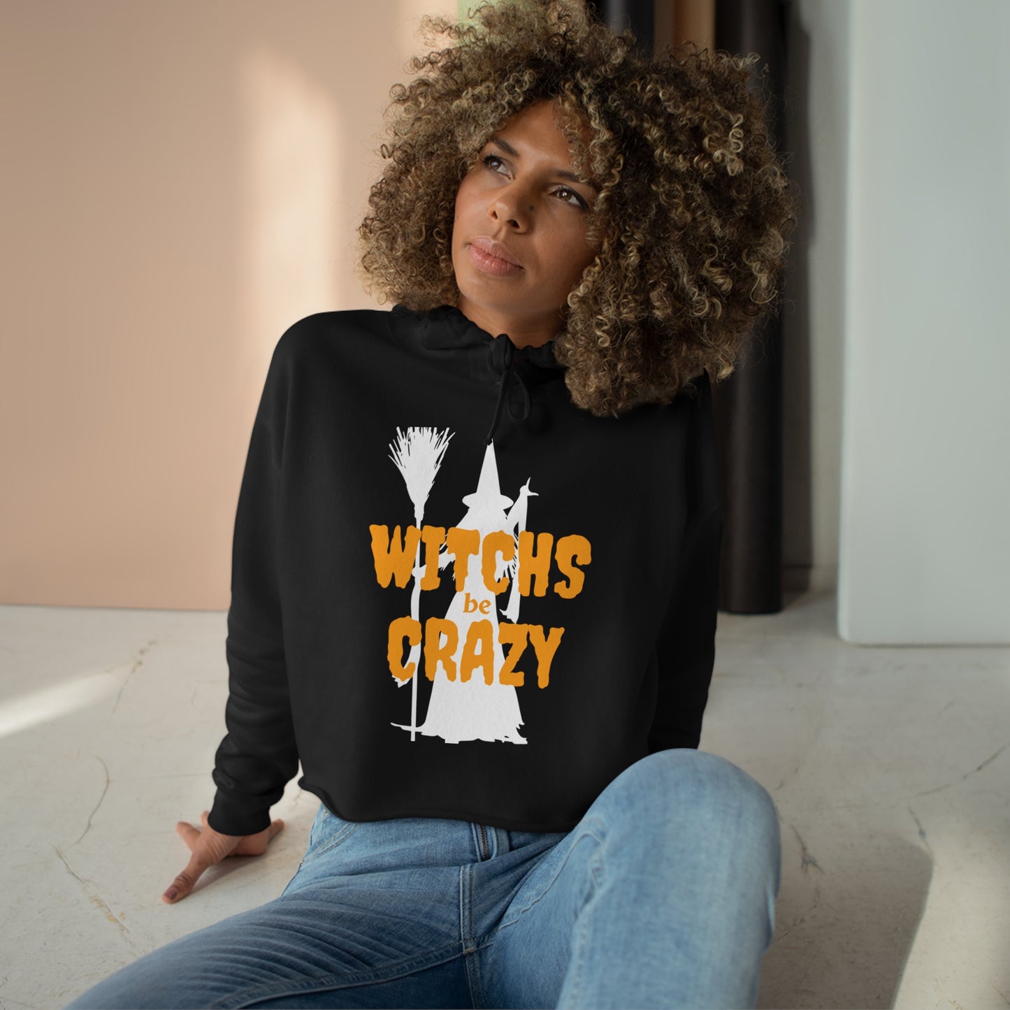 Witchy Vibes Cropped Hoodie