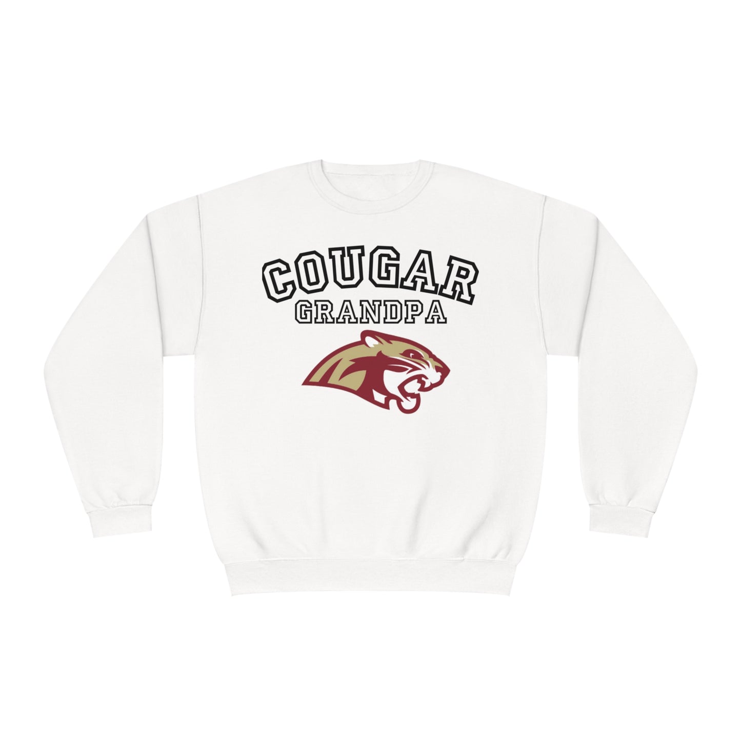 Cougar Grandpa Unisex NuBlend® Crewneck Sweatshirt