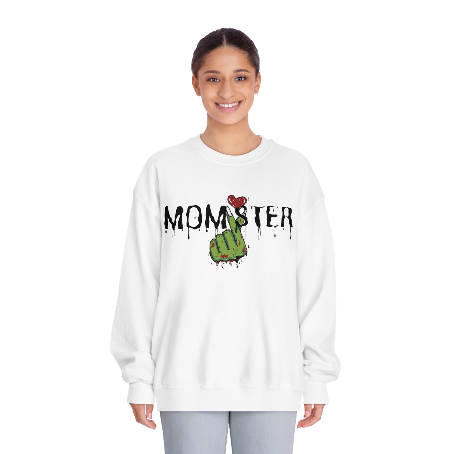 Momster Halloween Crew Sweatshirt | Spooky Mom Apparel