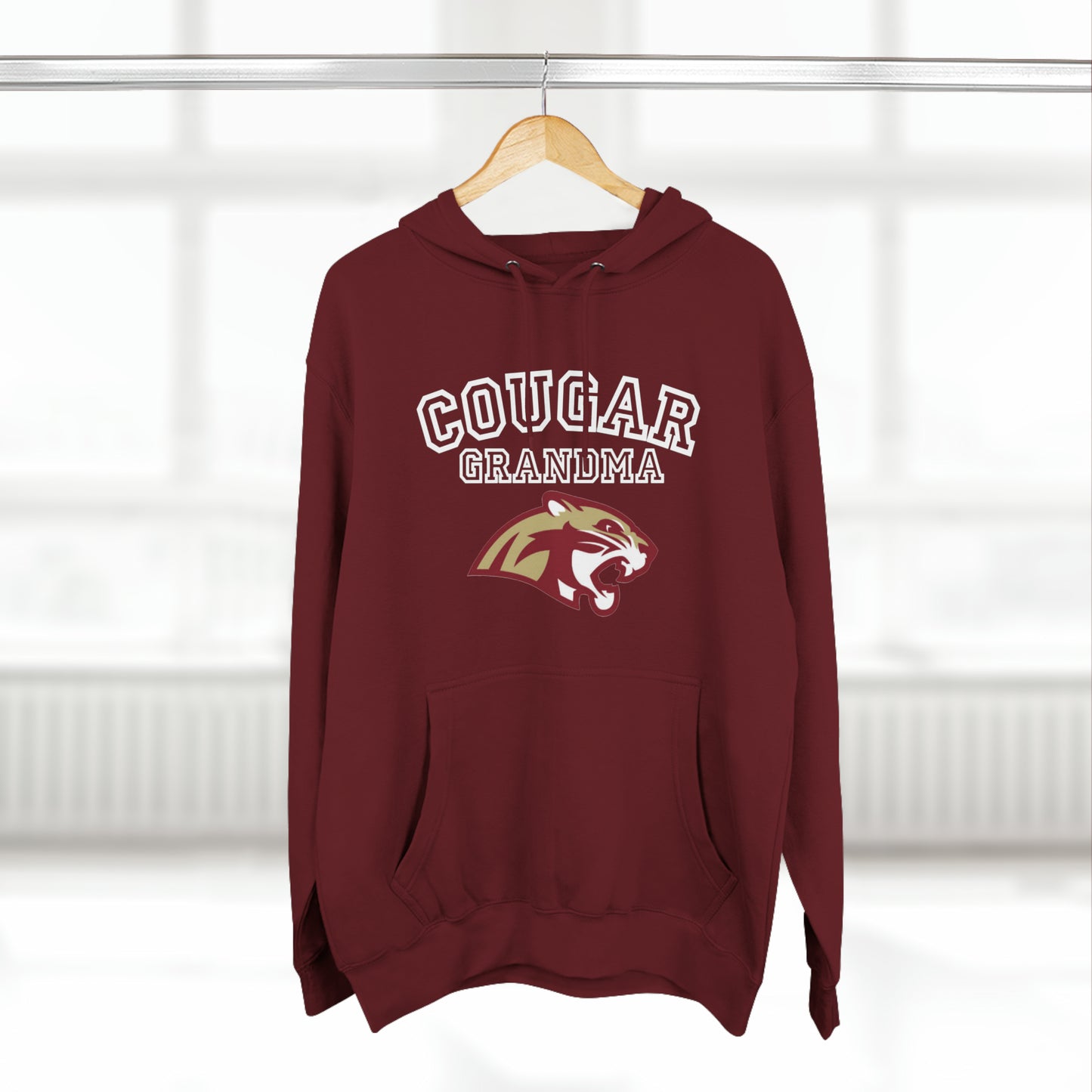 Cougar Grandma Unisex Premium Pullover Hoodie