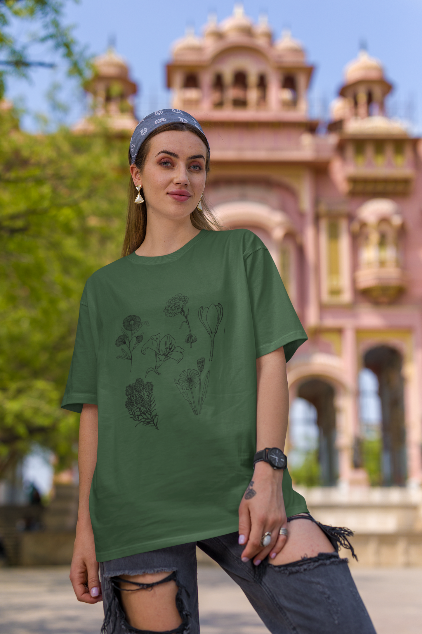 Wild Flower Graphic T-Shirt: Embrace Nature with Stylish Botanical Prints