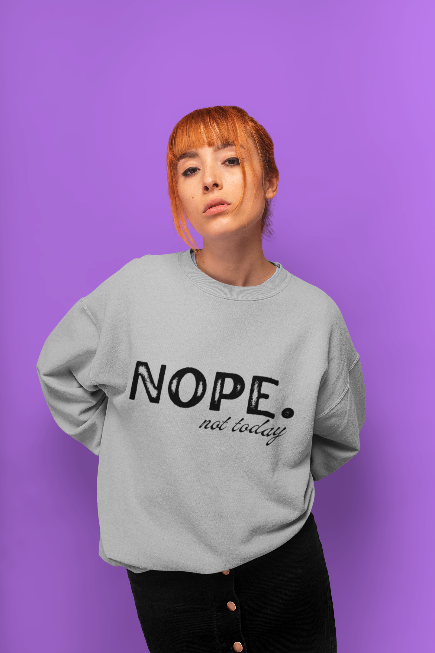 Nope Crew Sweatshirt