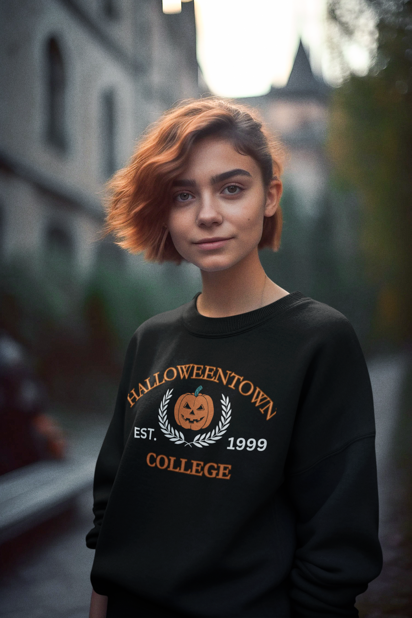 Halloween College Sweatshirt